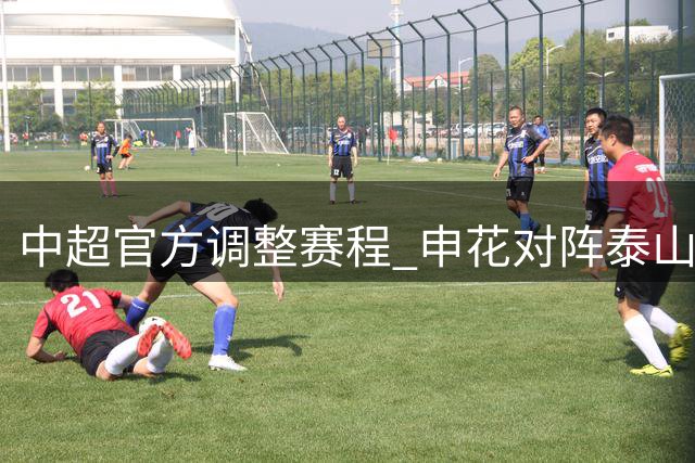 中超官方调整赛程 申花对阵泰山比赛提前一天举行